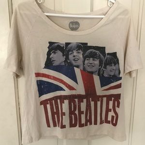 Beatles cropped tee