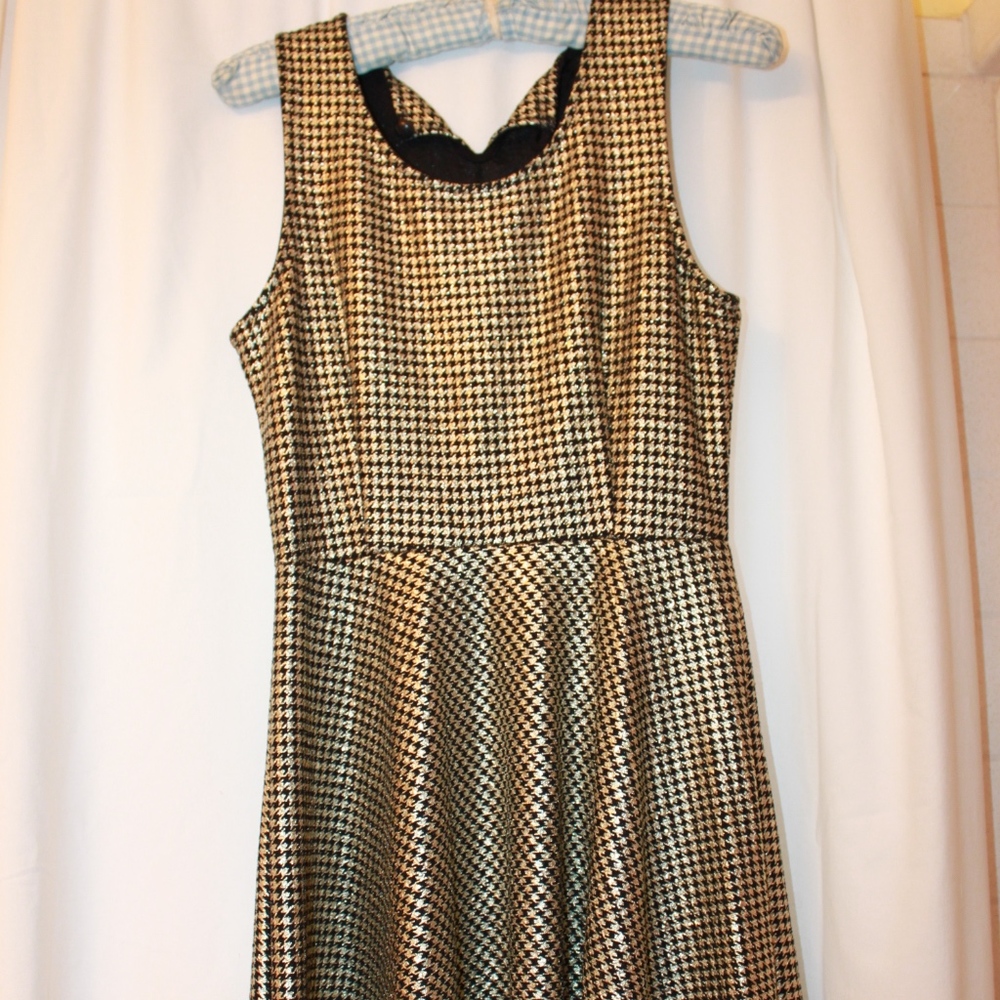 Hype Black/Gold Tank Style Dress