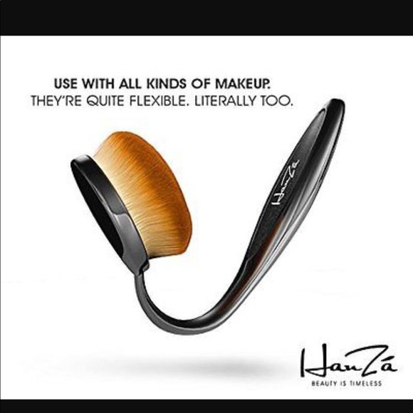 HanŹa Professional Oval Makeup Brushes SET OF 10 - Picture 4 of 5