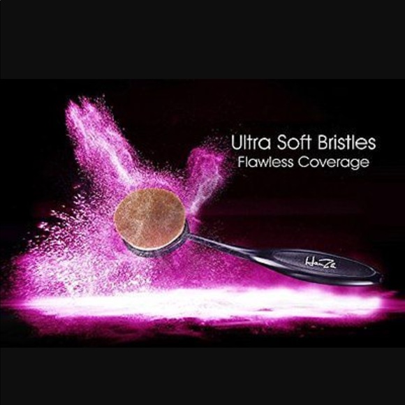 HanŹa Professional Oval Makeup Brushes SET OF 10 - Picture 5 of 5