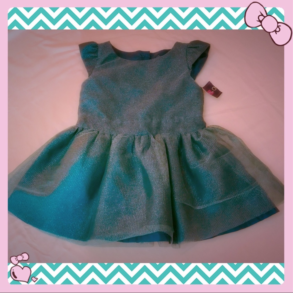 Cherokee cute turquoise toddler Dress