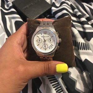 Authentic Michael lord silver watch ..