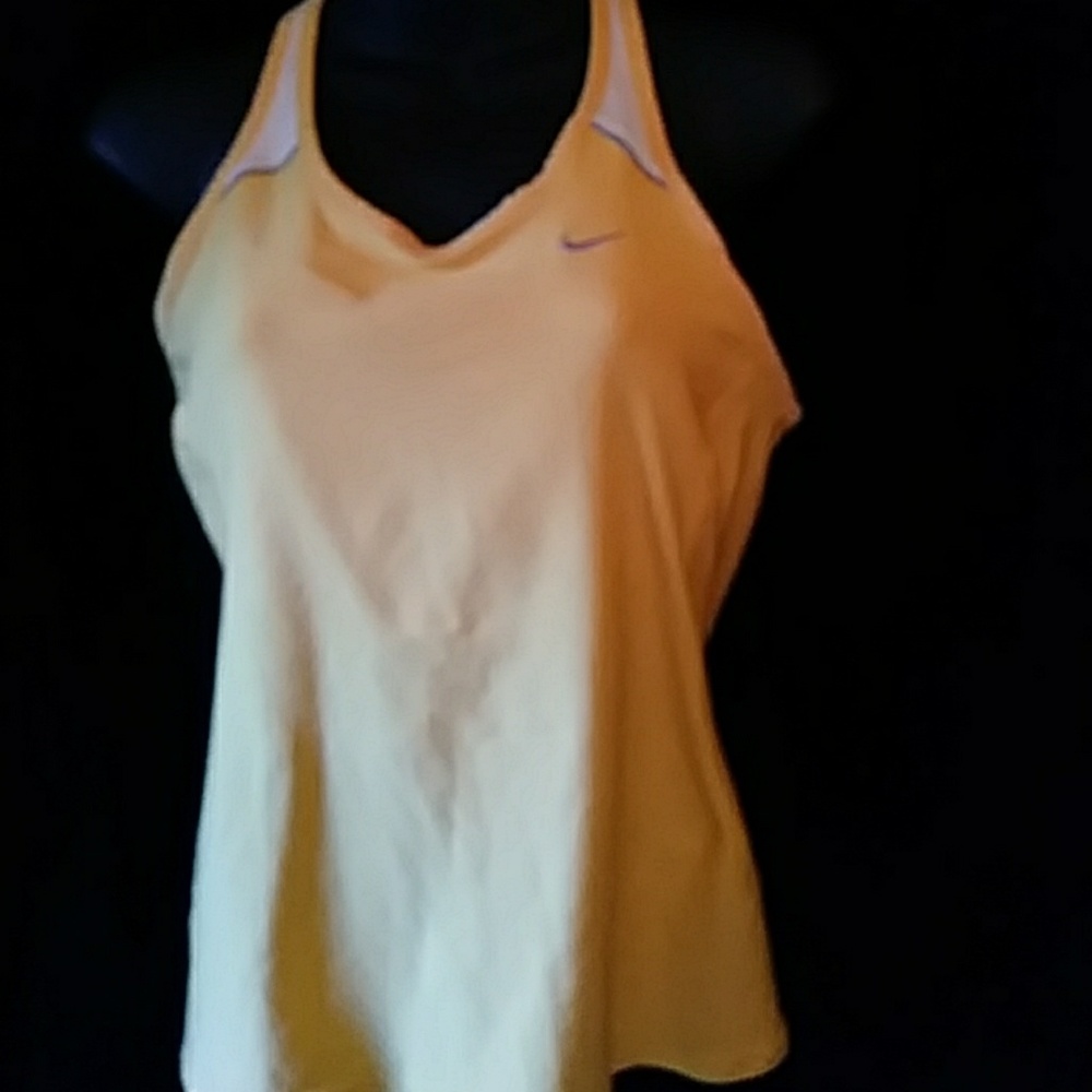 Nike Dri-Fit yellow athletic shirt - size M