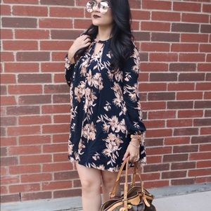 Floral fall dress!