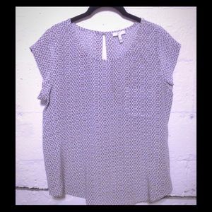 Joie printed silk top