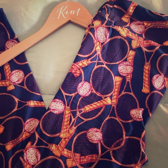 LuLaRoe Pants - Lularoe TC Tennis Rackets and Balls Leggings