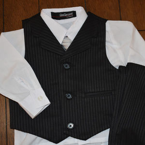 4 piece baby suit/tux