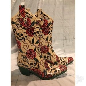 womens cowgirl rain boots