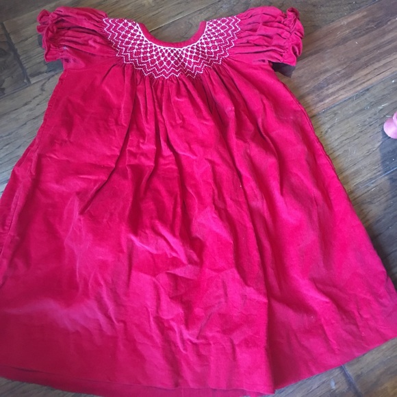 Red Corduroy Dress - Picture 1 of 1