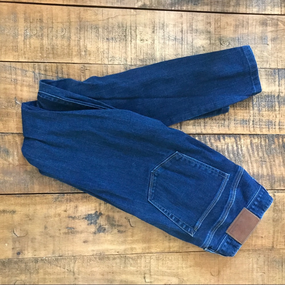 Madewell Rail Straight Skinny Jeans