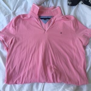 Women's polo top.