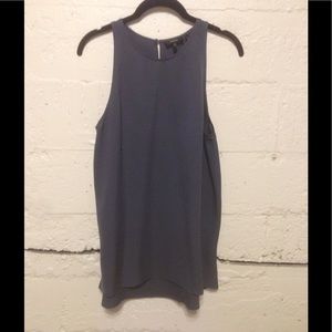 Theory sleeveless silk top