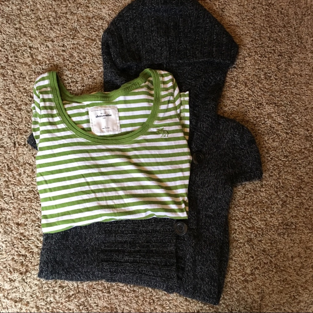 Sweater Dress + Shirt Bundle