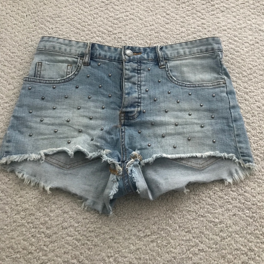 Billabong Studded Jean Shorts