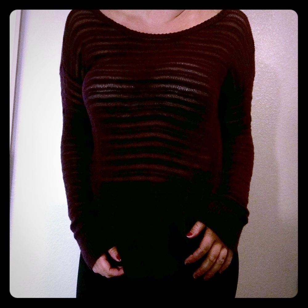 Deep Maroon Sweater