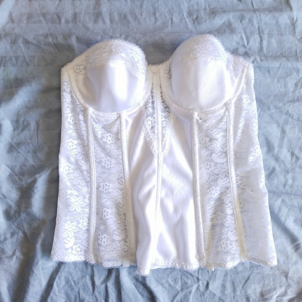 White Bustier