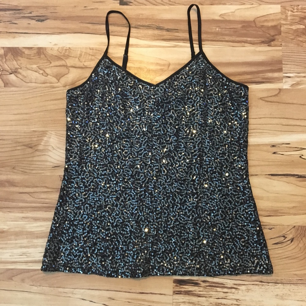 Express sequins top