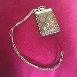 Coach lanyard