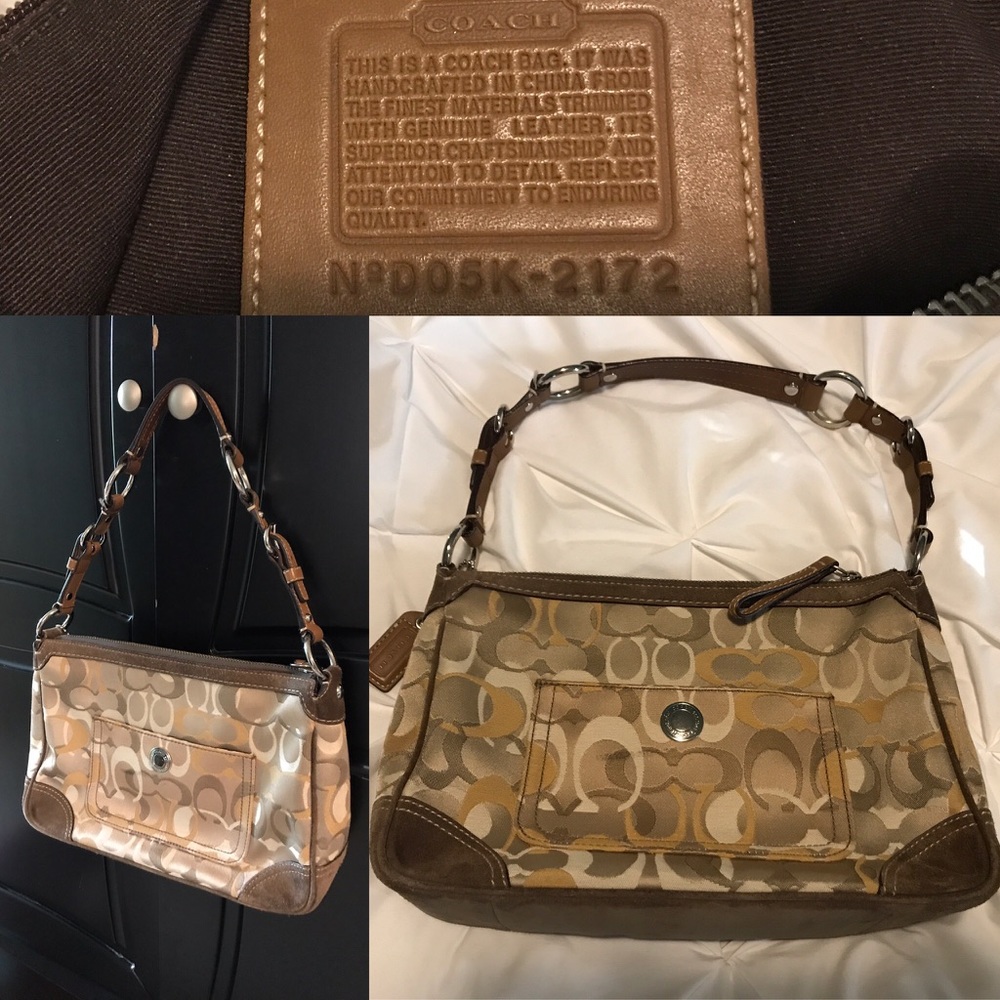 Coach logo purse