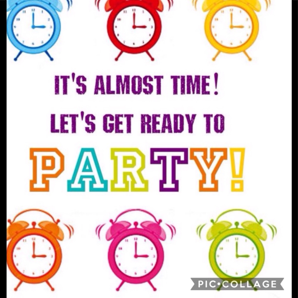 It's almost time to party!  🎉💃🕺🏼🎉