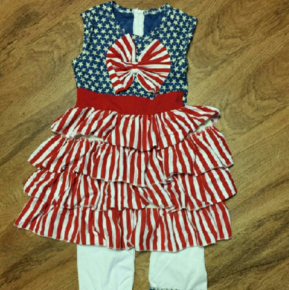 🇱🇷🇱🇷2 piece American flag outfit🇱🇷🇱🇷