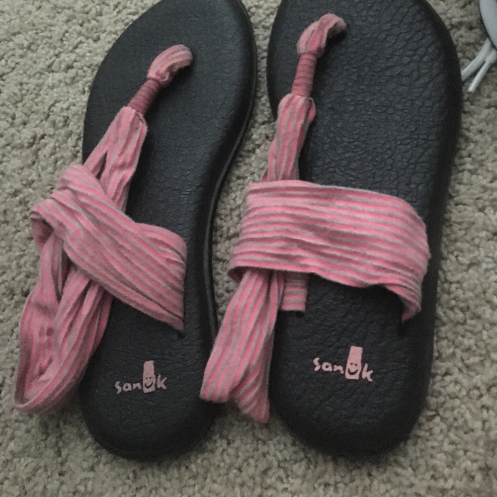 ( on hold).  Sanuk sandals (memory foam)