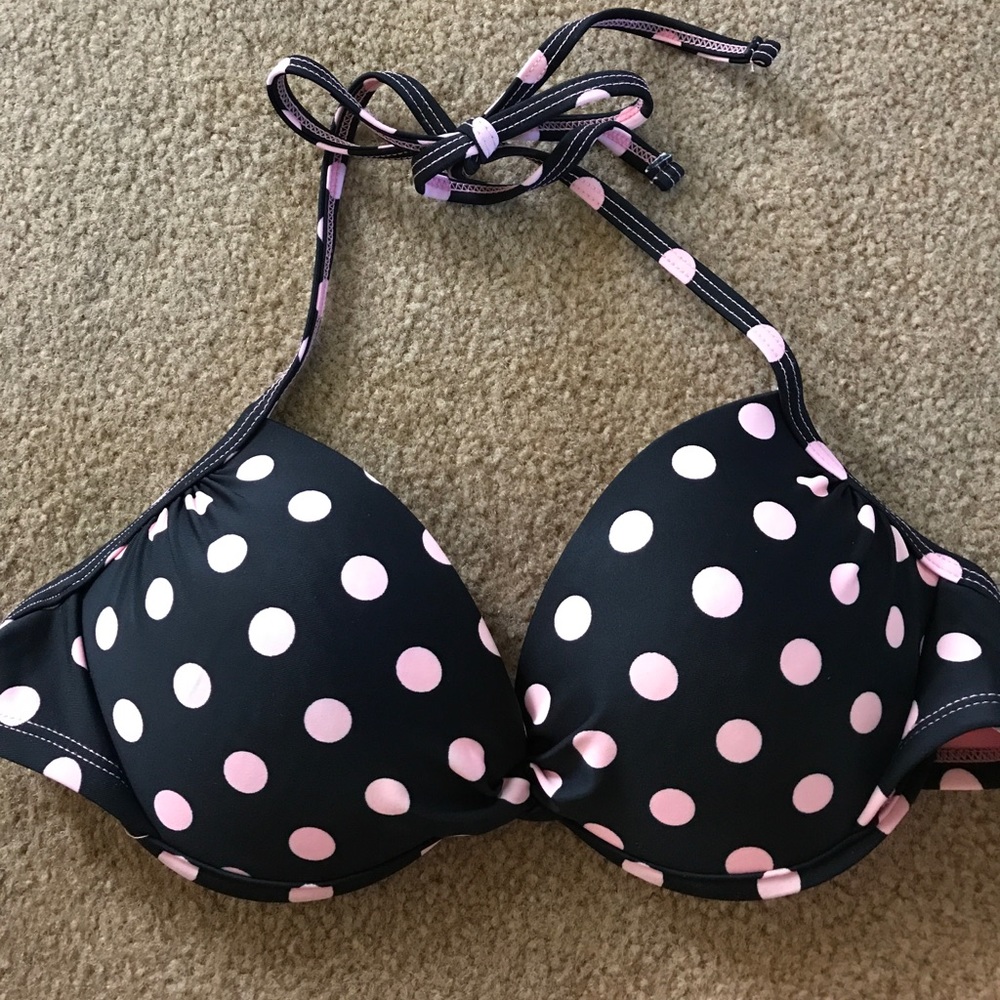 Polka dot bikini top