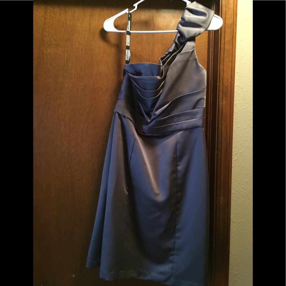 Alfred Angelo one shoulder strap dress