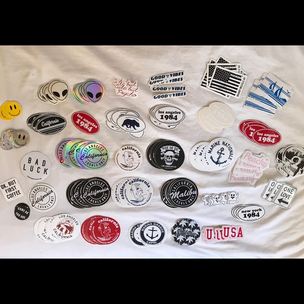 20 Brandy Melville Stickers of your choice