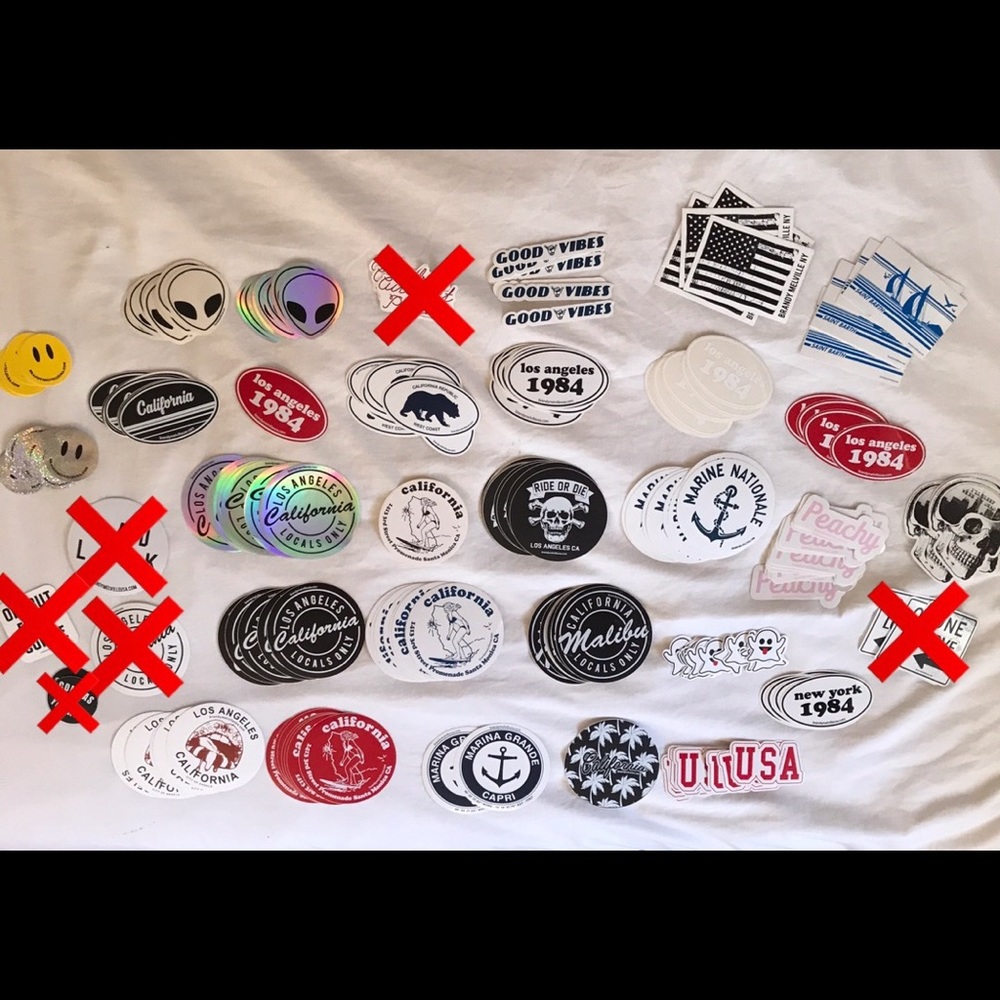 20 Brandy Melville Stickers of your choice
