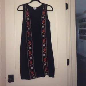 Flower Embroidered Dress