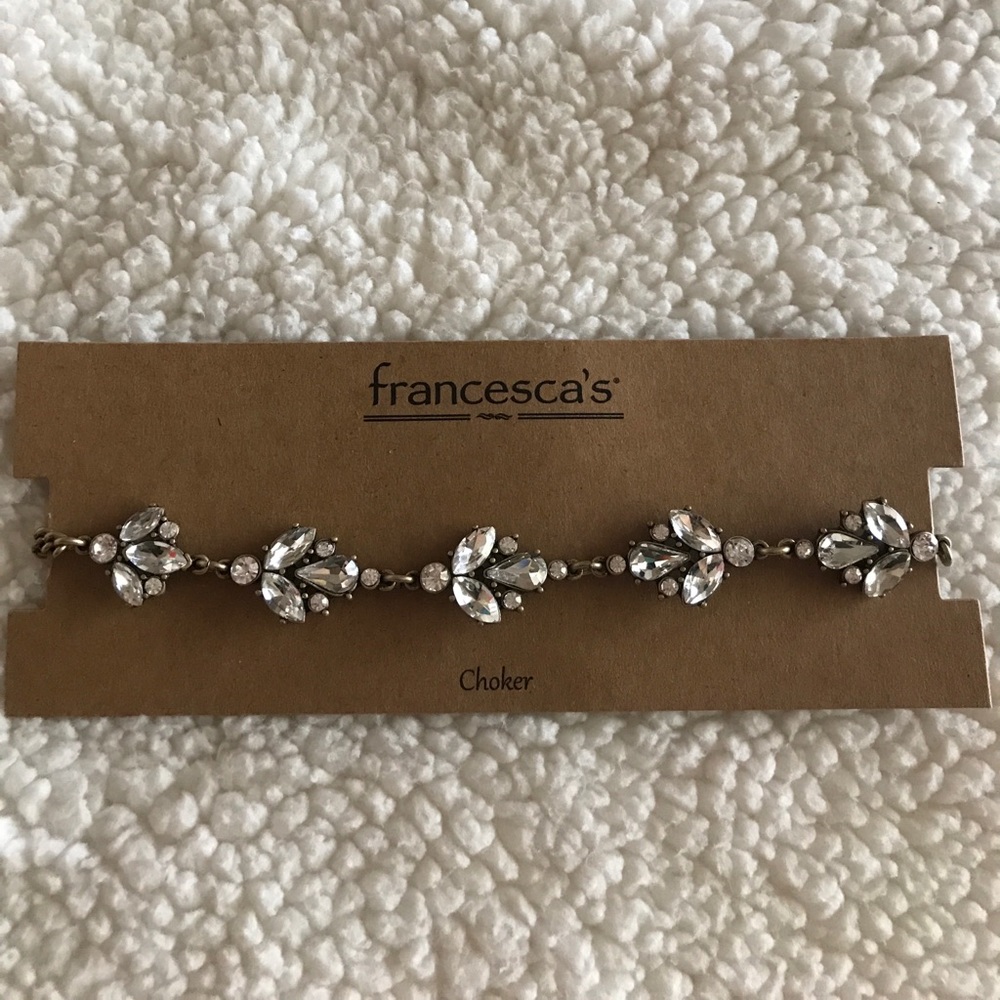 Francesca's Gem Choker Necklace