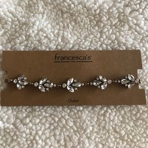 Francesca's Gem Choker Necklace