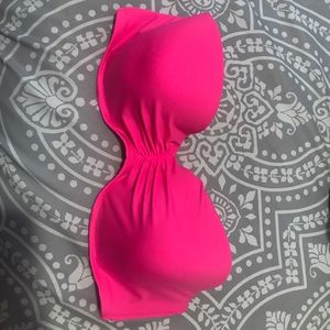 Hot Pink - Victoria Secrets Strapless Bikini Top