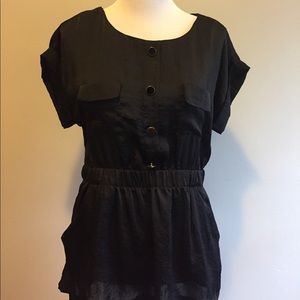 Lush Black Blouse