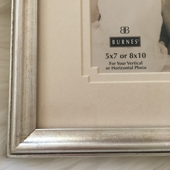 37 off Burnes of Boston Other Silver leaf 5x7 or 8x10 frame wedding