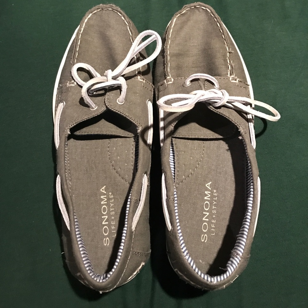Grey Casual Slip-Ons