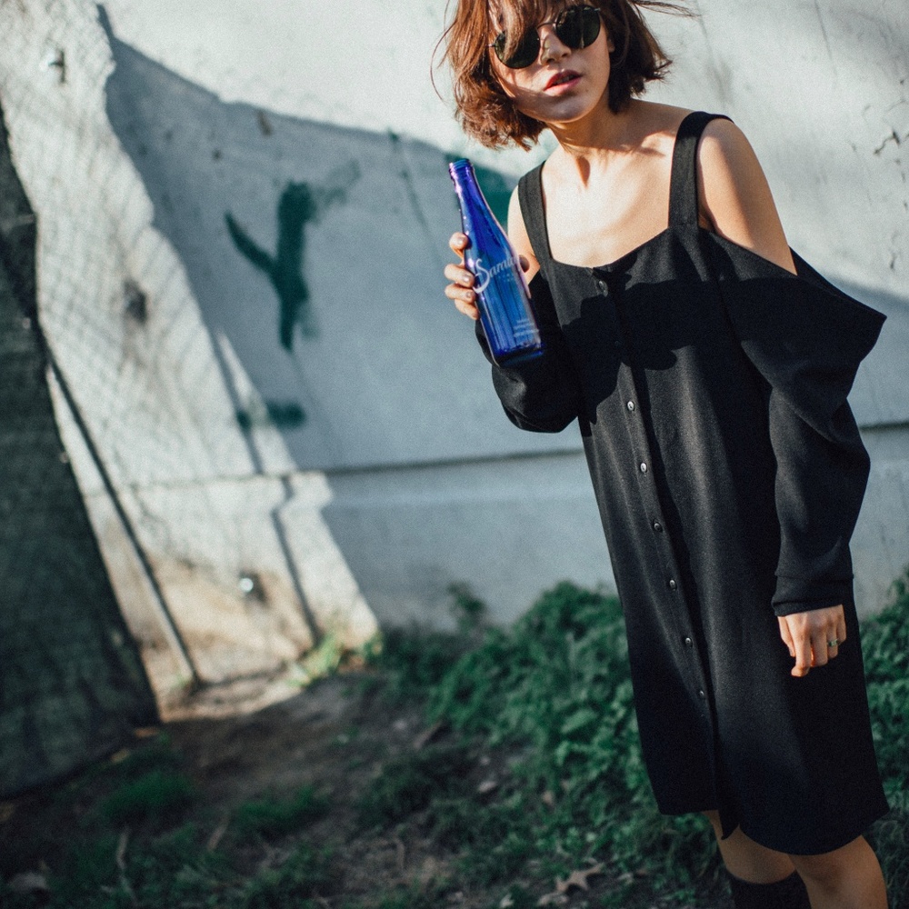 Designers Remix Strap Off-shoulder Dress (NEW)