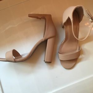 Charlotte Russe Nude heels size 7