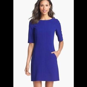 Tahari Seamed A-Line Dress