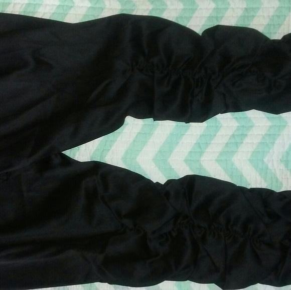 Shirley of Hollywood Satin 3/4 Inches Fitted Pant - Picture 5 of 7