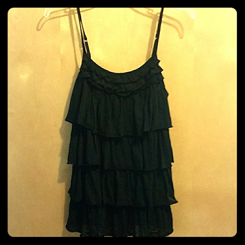 Cotton ruffle tank