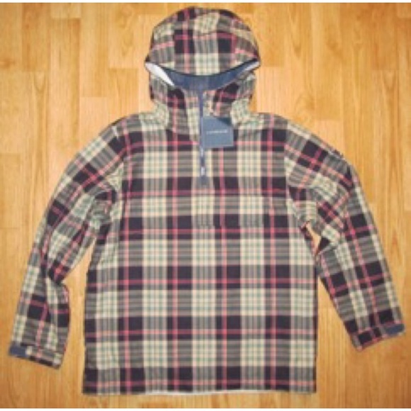 plaid pullover hoodie