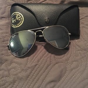 Ray Ban silver aviators