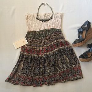 Boho chic mini dress