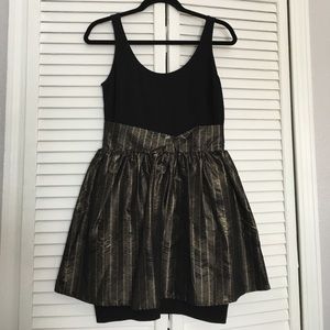 Dolce Vita Black and Gold Dress