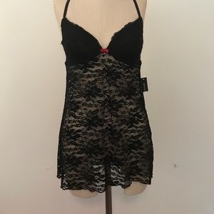 NWT Lace Lingerie Slip w/ matching Lace Thong