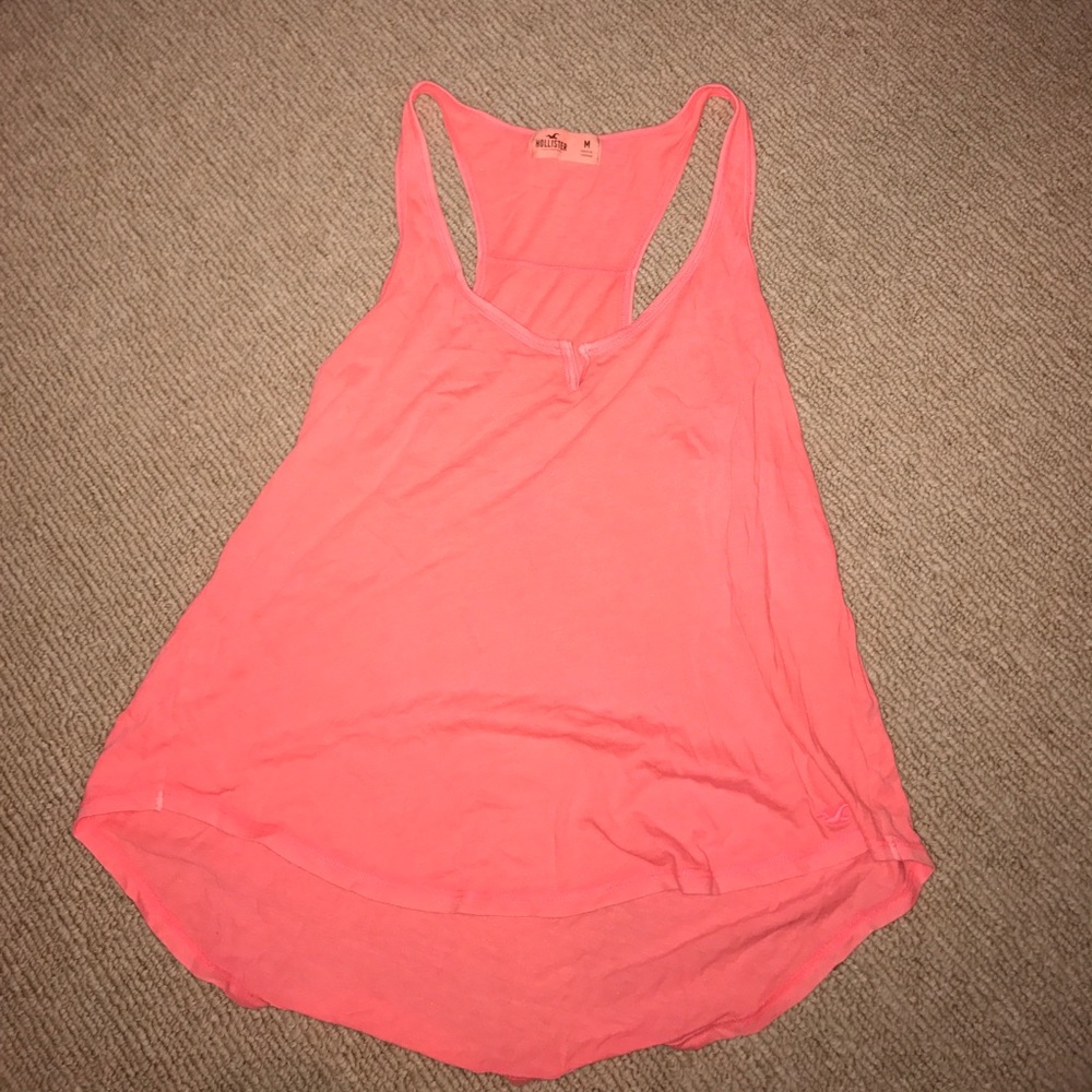 coral Hollister top