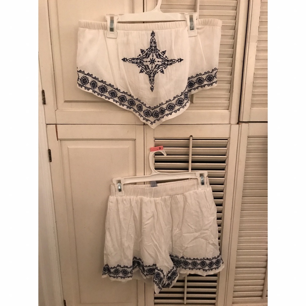 Crop Top and matching shorts