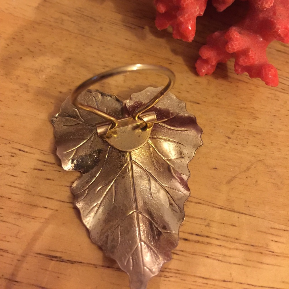 Vintage leaf clip - Picture 3 of 4